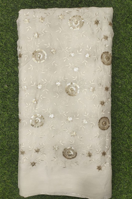 Wonderful White Pure chiffon chinnon