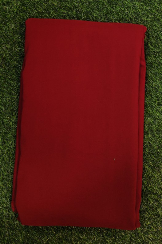 Eyecatching Red Pure Silk Fabric